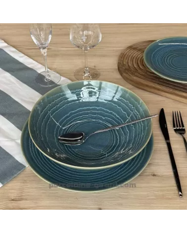 ASSIETTE CREUSE OCEAN 22CM