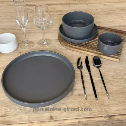BOL OLGA D15XH6.5CM GRIS