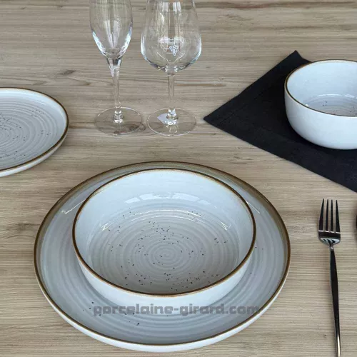 ASSIETTE CREUSE SOLIA 18.5XH5
