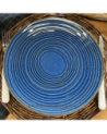 ASSIETTE PLATE MALO DIAMETRE 27CM DE COULEUR BLEUE EN GRES/