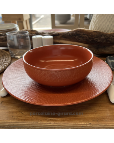 SALADIER MADO DIAMETRE 16.5CM COULEUR TERRACOTTA EN GRES