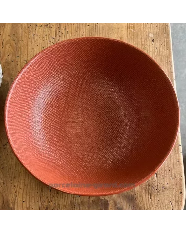 SALADIER MADO ROND DIAMETRE 24CM COULEUR TERRACOTTA EN GRES//