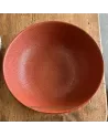 SALADIER MADO ROND DIAMETRE 24CM COULEUR TERRACOTTA EN GRES//