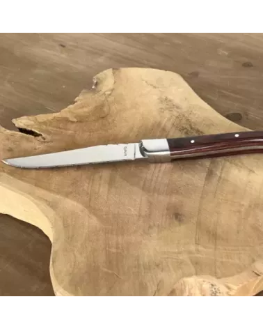 COUTEAU A STEAK AVEC CANNELU