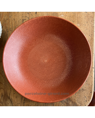 ASSIETTE A SALADE MADO DIAMETRE 25CM COULEUR TERRACOTTA EN GRES//