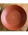 ASSIETTE A SALADE MADO DIAMETRE 25CM COULEUR TERRACOTTA EN GRES//