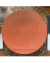 ASSIETTE PLATE MADO DIAMETRE 27CM COULEUR TERRACOTTA EN GRES/