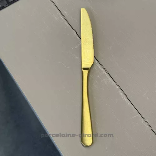 COUTEAU ESCADE GOLD 23.5CM 18/0