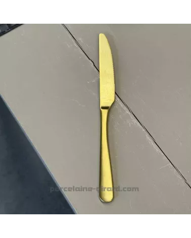 COUTEAU ESCADE GOLD 23.5CM 18/0