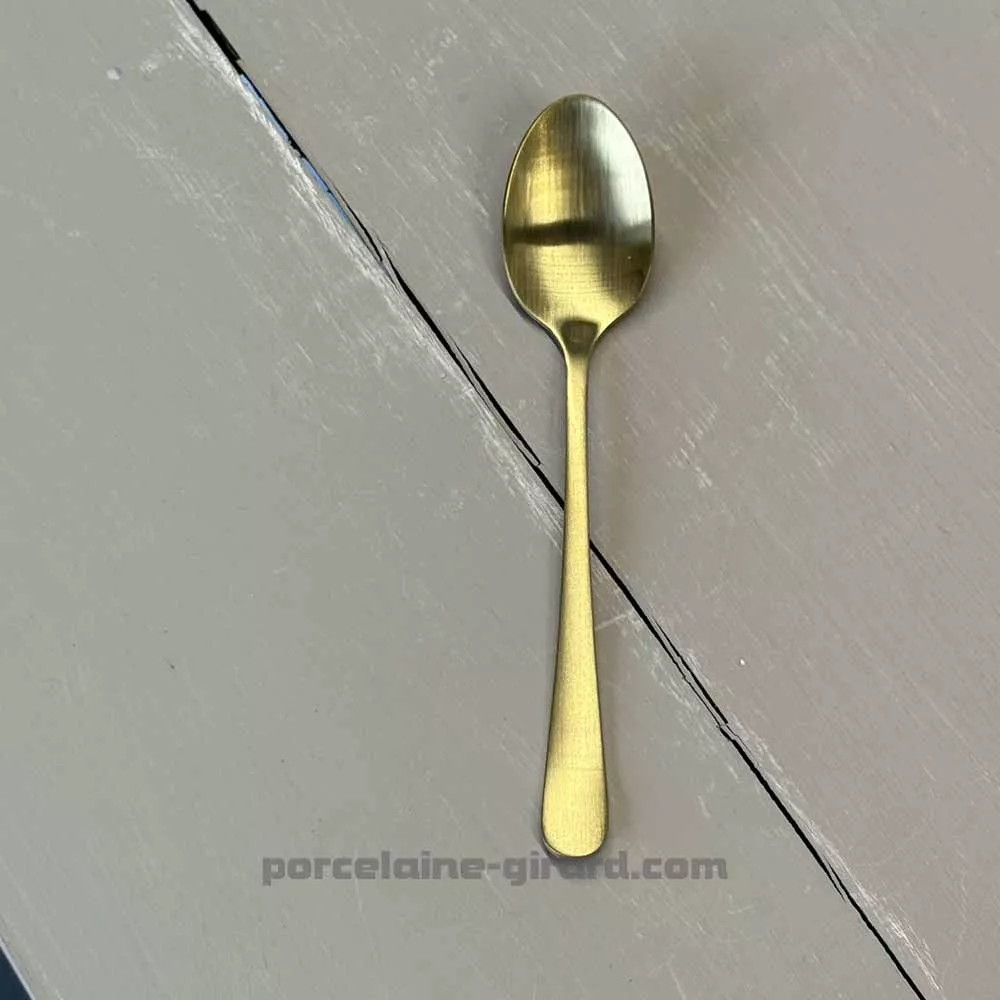 CUILLERE CAFE ESCADE GOLD 14.5CM 18/0
