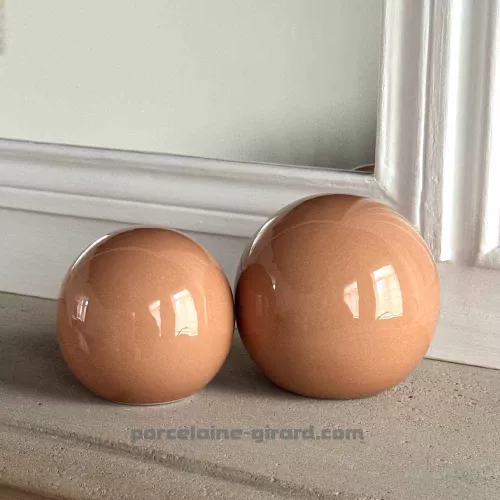 Boule déco cannelle PM "Collection capsule Aura"
