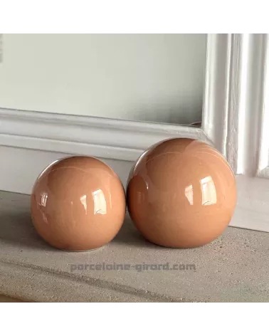 Boule déco cannelle " collection capsule Aura"
