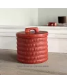 Pot avec couvercle Paprika " collection capsule Aura"