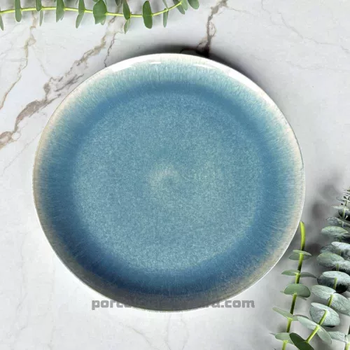 ASSIETTE PLATE AMEL BLEU 27CM