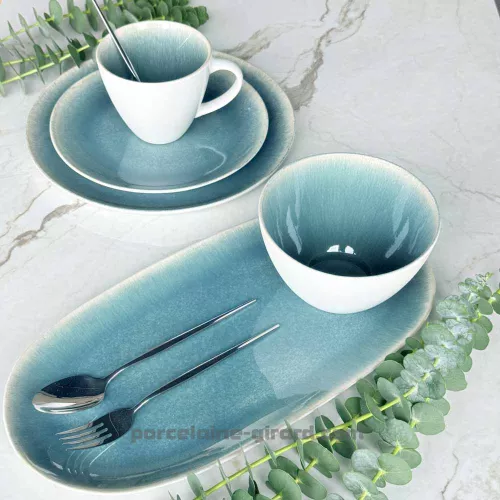 ASSIETTE A PAIN AMEL BLEU 17CM