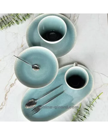 ASSIETTE A PAIN AMEL BLEU 17CM