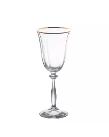VERRES A PIED ANGELA FILET OR