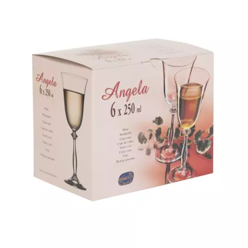 VERRES A PIED ANGELA FILET OR