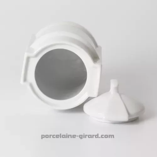 POT DE CUISINE OVALE AVEC COUVERCLE HAUTEUR 13CM /