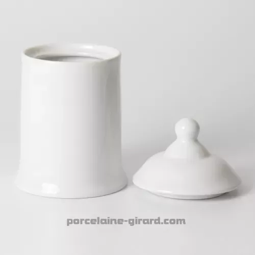 POT DE CUISINE AVEC SON COUVERCLE .HAUTEUR 18CM DIAMETRE 9CM /
