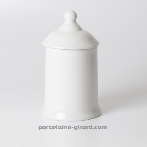 POT DE CUISINE AVEC SON COUVERCLE .HAUTEUR 18CM DIAMETRE 9CM /