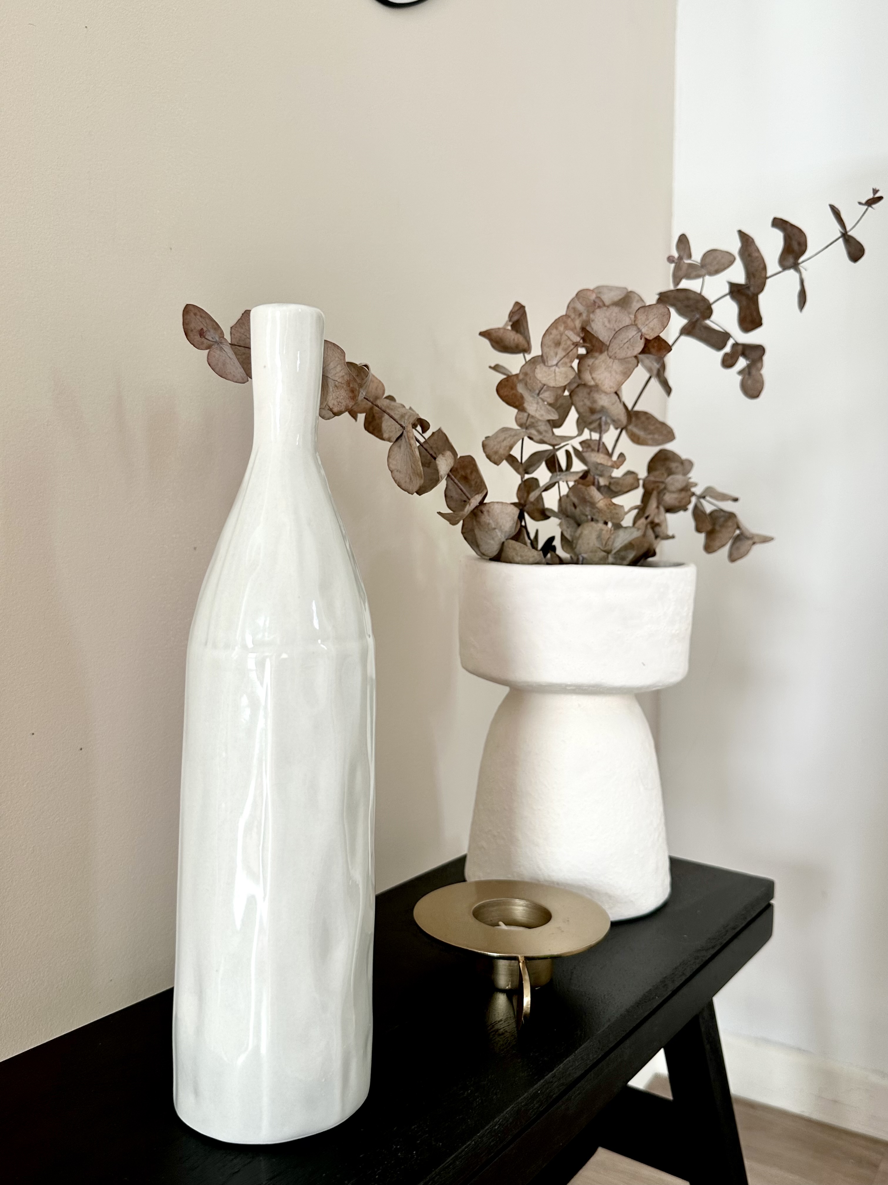 Vase Bouteille White